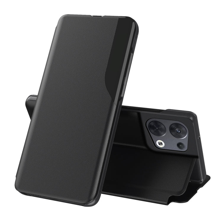 Custodia per telefono in pelle flip con display laterale, For OPPO Reno8, For Honor 70, For Xiaomi Redmi A1, For Xiaomi 12T / 12T Pro / Redmi K50 Ultra