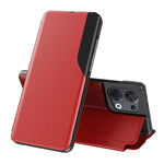 Custodia per telefono in pelle flip con display laterale, For OPPO Reno8, For Honor 70, For Xiaomi Redmi A1, For Xiaomi 12T / 12T Pro / Redmi K50 Ultra