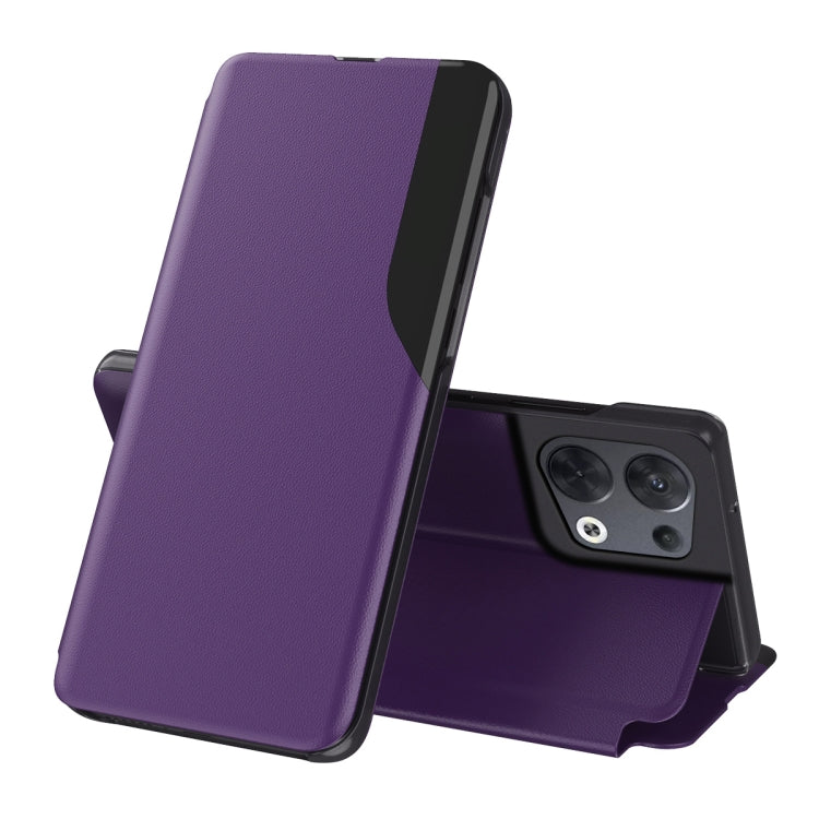 Custodia per telefono in pelle flip con display laterale, For OPPO Reno8, For Honor 70, For Xiaomi Redmi A1, For Xiaomi 12T / 12T Pro / Redmi K50 Ultra