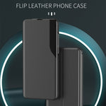 Custodia per telefono in pelle flip con display laterale, For OPPO Reno8, For Honor 70, For Xiaomi Redmi A1, For Xiaomi 12T / 12T Pro / Redmi K50 Ultra