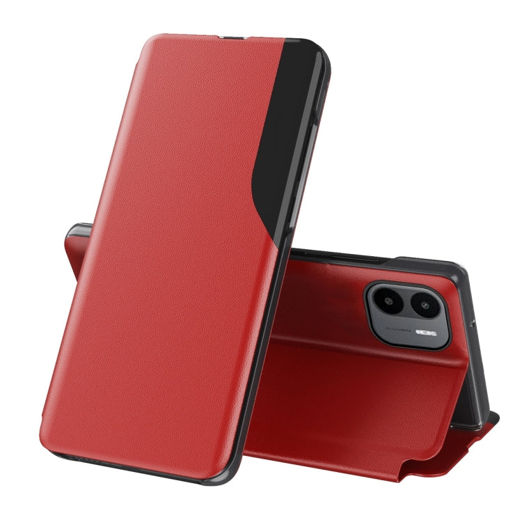 Custodia per telefono in pelle flip con display laterale, For OPPO Reno8, For Honor 70, For Xiaomi Redmi A1, For Xiaomi 12T / 12T Pro / Redmi K50 Ultra