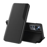 Custodia per telefono in pelle flip con display laterale, For OPPO Reno8, For Honor 70, For Xiaomi Redmi A1, For Xiaomi 12T / 12T Pro / Redmi K50 Ultra