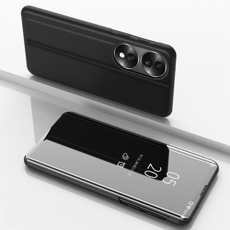 Custodia per telefono in pelle flip orizzontale placcata a specchio con supporto, For Honor 70, For Xiaomi Redmi A1, For Xiaomi 12T / 12T Pro / Redmi K50 Ultra