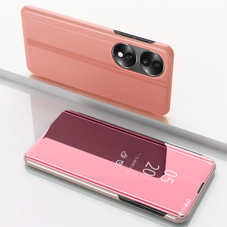 Custodia per telefono in pelle flip orizzontale placcata a specchio con supporto, For Honor 70, For Xiaomi Redmi A1, For Xiaomi 12T / 12T Pro / Redmi K50 Ultra