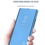 Custodia per telefono in pelle flip orizzontale placcata a specchio con supporto, For Honor 70, For Xiaomi Redmi A1, For Xiaomi 12T / 12T Pro / Redmi K50 Ultra
