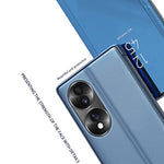Custodia per telefono in pelle flip orizzontale placcata a specchio con supporto, For Honor 70, For Xiaomi Redmi A1, For Xiaomi 12T / 12T Pro / Redmi K50 Ultra