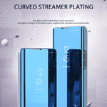 Custodia per telefono in pelle flip orizzontale placcata a specchio con supporto, For Honor 70, For Xiaomi Redmi A1, For Xiaomi 12T / 12T Pro / Redmi K50 Ultra