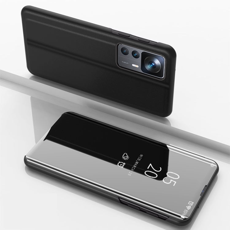 Custodia per telefono in pelle flip orizzontale placcata a specchio con supporto, For Honor 70, For Xiaomi Redmi A1, For Xiaomi 12T / 12T Pro / Redmi K50 Ultra