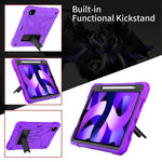 Bumblebee Custodia per tablet antiurto in silicone + PC con supporto, For iPad Pro 11 2018/2020/2021, For iPad 10.2 2019/2020/2021