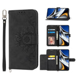 Custodia per telefono in pelle con portafoglio in rilievo con fiori al tatto, For Xiaomi Poco X4 Pro 5G Global, For Xiaomi Redmi Note 10 4G/Note 10S 4G, For Xiaomi Redmi Note 10 Pro, For Xiaomi Redmi Note 11T Pro/Note 11T Pro+ 5G                       ...