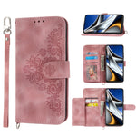 Custodia per telefono in pelle con portafoglio in rilievo con fiori al tatto, For Xiaomi Poco X4 Pro 5G Global, For Xiaomi Redmi Note 10 4G/Note 10S 4G, For Xiaomi Redmi Note 10 Pro, For Xiaomi Redmi Note 11T Pro/Note 11T Pro+ 5G                       ...