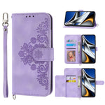 Custodia per telefono in pelle con portafoglio in rilievo con fiori al tatto, For Xiaomi Poco X4 Pro 5G Global, For Xiaomi Redmi Note 10 4G/Note 10S 4G, For Xiaomi Redmi Note 10 Pro, For Xiaomi Redmi Note 11T Pro/Note 11T Pro+ 5G                       ...