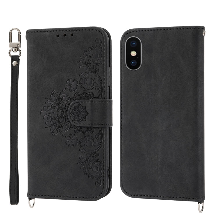 Custodia per telefono in pelle con portafoglio in rilievo con fiori al tatto, For Samsung Galaxy A22 5G JP Version, For Samsung Galaxy A22 4G, For Samsung Galaxy A12 5G/M12, For Samsung Galaxy A14 5G