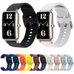 Cinturino in silicone con fibbia colorata, For Huawei B3, For Huawei Band 6