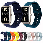Cinturino in silicone con fibbia colorata, For Huawei Fit Mini