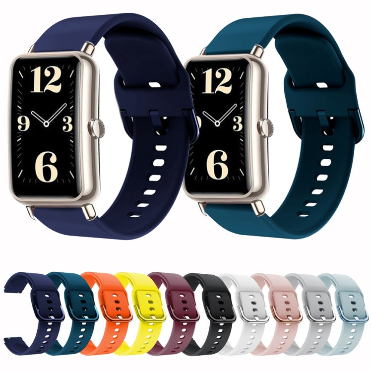 Cinturino in silicone con fibbia colorata, For Huawei Fit Mini