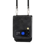Custodia per telefono in pelle con portafoglio in rilievo con fiori al tatto, For Samsung Galaxy Z Flip4, For Samsung Galaxy Z Flip3 5G, For Samsung Galaxy Z Fold3 5G, For Samsung Galaxy Z Fold4