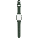Imak Silicone Watch Band PC Frame con pellicola in vetro temperato, For Apple Watch SE 2022 40mm, For Apple Watch SE 2022 44mm