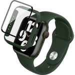 Imak Silicone Watch Band PC Frame con pellicola in vetro temperato, For Apple Watch SE 2022 40mm, For Apple Watch SE 2022 44mm