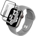 Imak Silicone Watch Band PC Frame con pellicola in vetro temperato, For Apple Watch SE 2022 40mm, For Apple Watch SE 2022 44mm