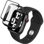 Imak Silicone Watch Band PC Frame con pellicola in vetro temperato, For Apple Watch SE 2022 40mm, For Apple Watch SE 2022 44mm