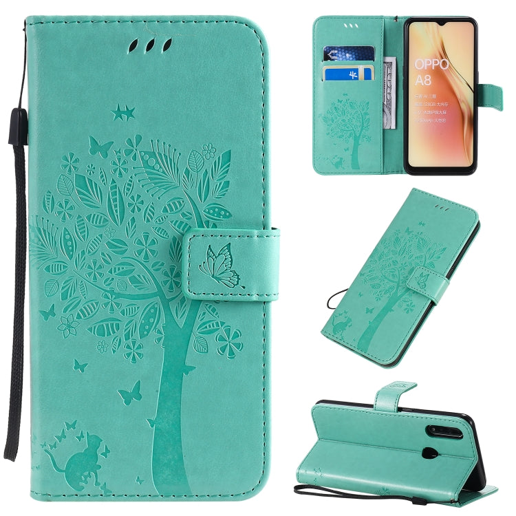 Custodia portafoglio in pelle sintetica per OPPO A8