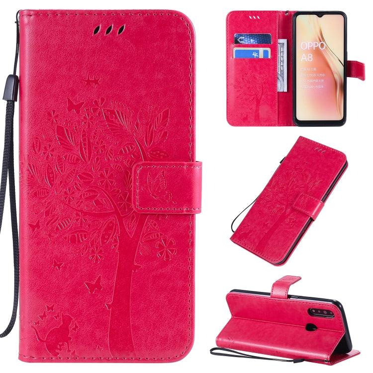 Custodia portafoglio in pelle sintetica per OPPO A8