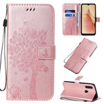 Custodia portafoglio in pelle sintetica per OPPO A8