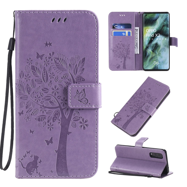 Custodia portafoglio in pelle sintetica per OPPO Find X2