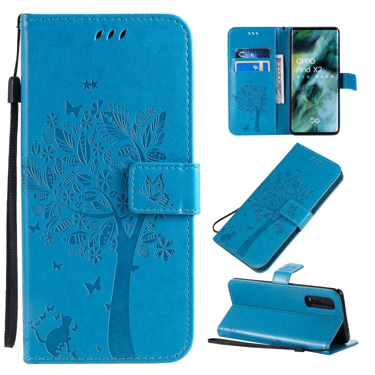 Custodia portafoglio in pelle sintetica per OPPO Find X2