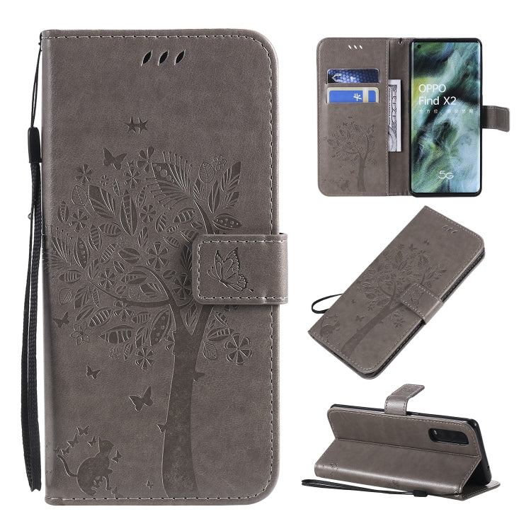 Custodia portafoglio in pelle sintetica per OPPO Find X2