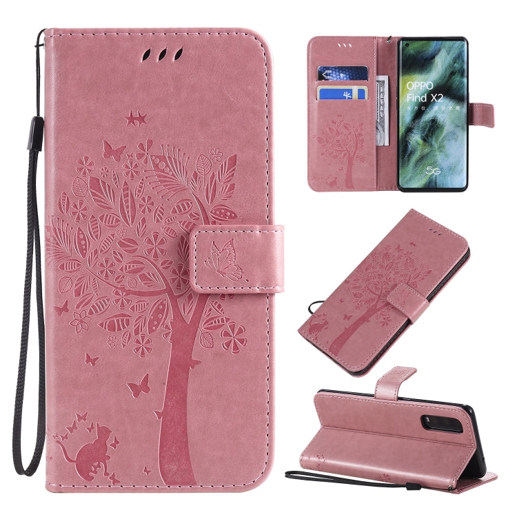 Custodia portafoglio in pelle sintetica per OPPO Find X2