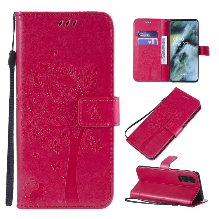 Custodia portafoglio in pelle sintetica per OPPO Find X2