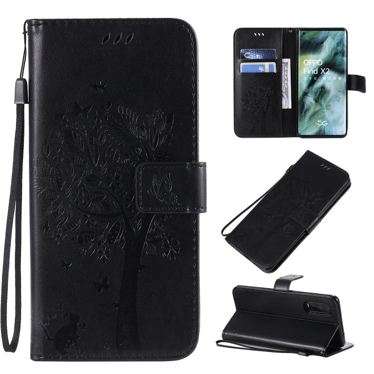Custodia portafoglio in pelle sintetica per OPPO Find X2