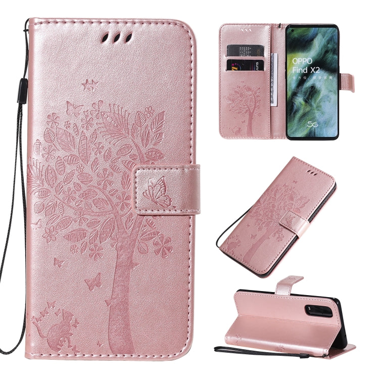 Custodia portafoglio in pelle sintetica per OPPO Find X2