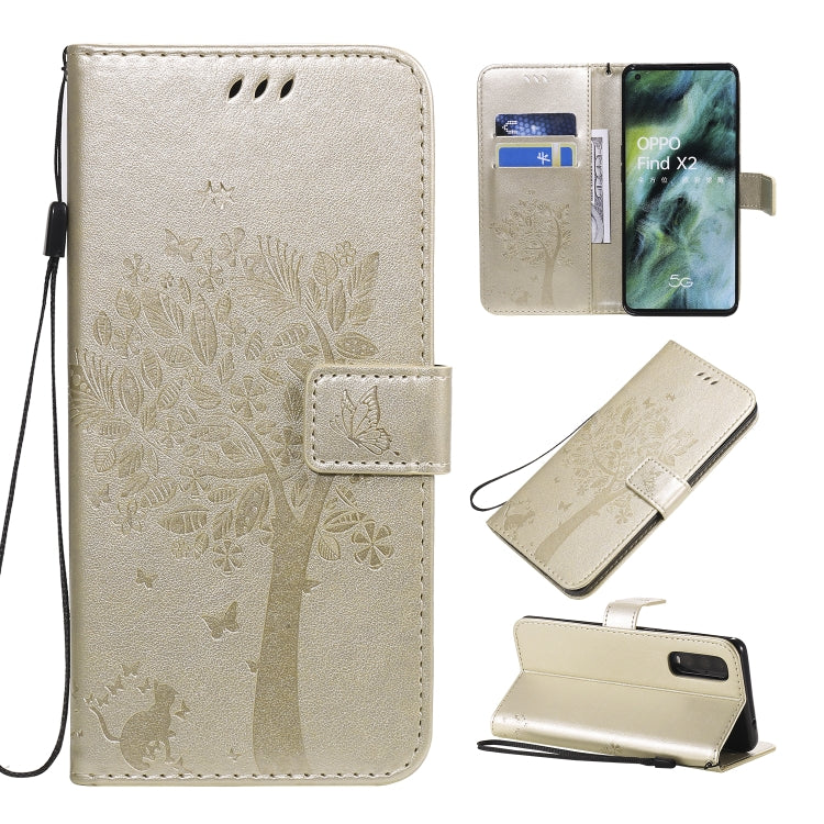 Custodia portafoglio in pelle sintetica per OPPO Find X2