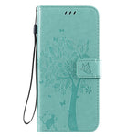 Custodia portafoglio in pelle sintetica per Huawei P40 Lite