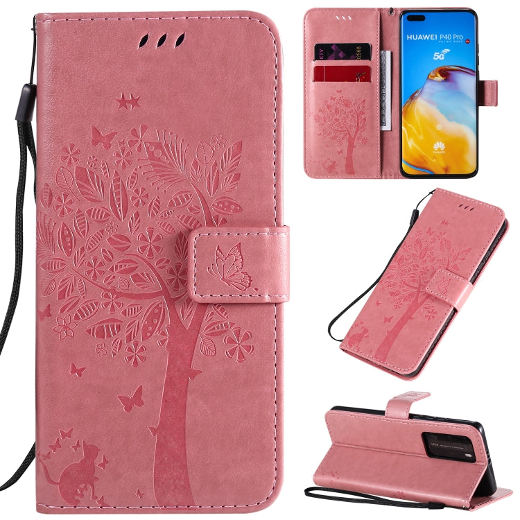 Custodia portafoglio in pelle sintetica per Huawei P40 Pro
