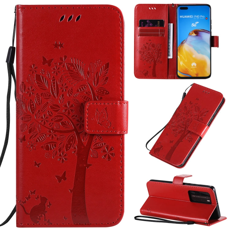 Custodia portafoglio in pelle sintetica per Huawei P40 Pro