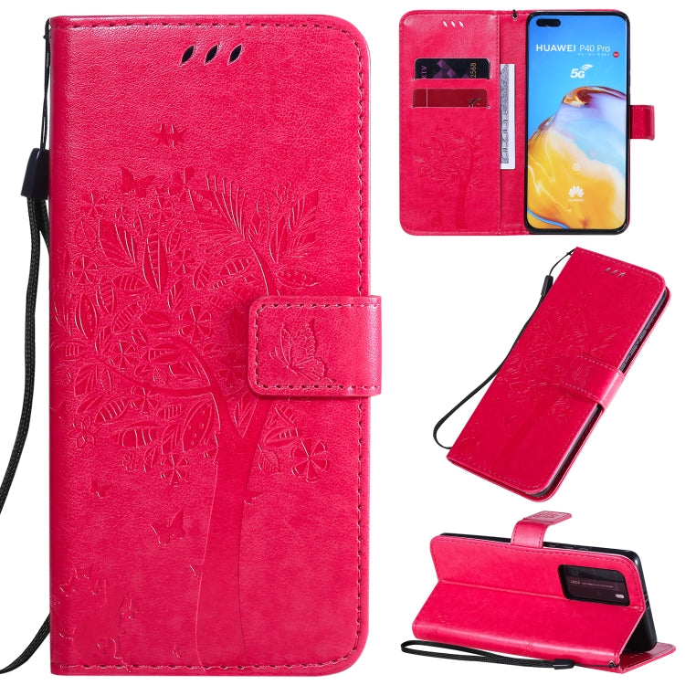 Custodia portafoglio in pelle sintetica per Huawei P40 Pro
