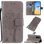 Custodia portafoglio in pelle sintetica per Huawei P40 Pro