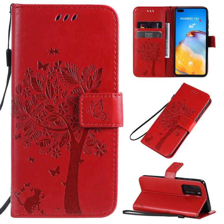 Custodia portafoglio in pelle sintetica per Huawei P40 Pro