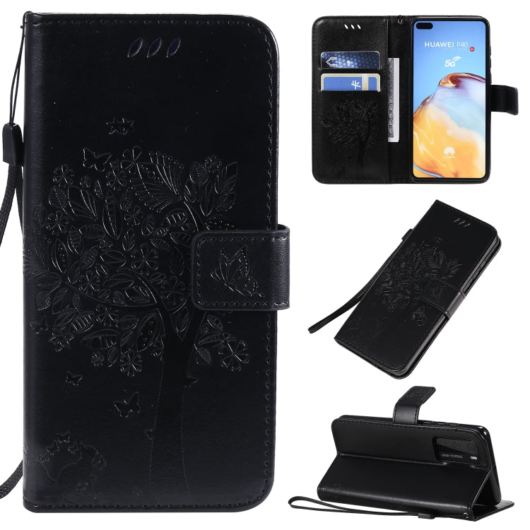 Custodia portafoglio in pelle sintetica per Huawei P40 Pro