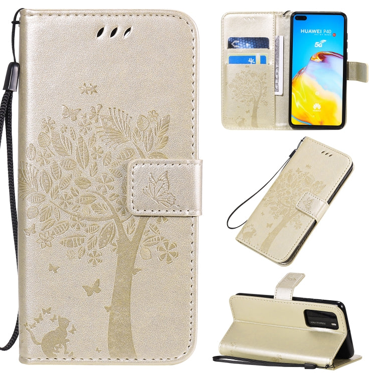 Custodia portafoglio in pelle sintetica per Huawei P40 Pro