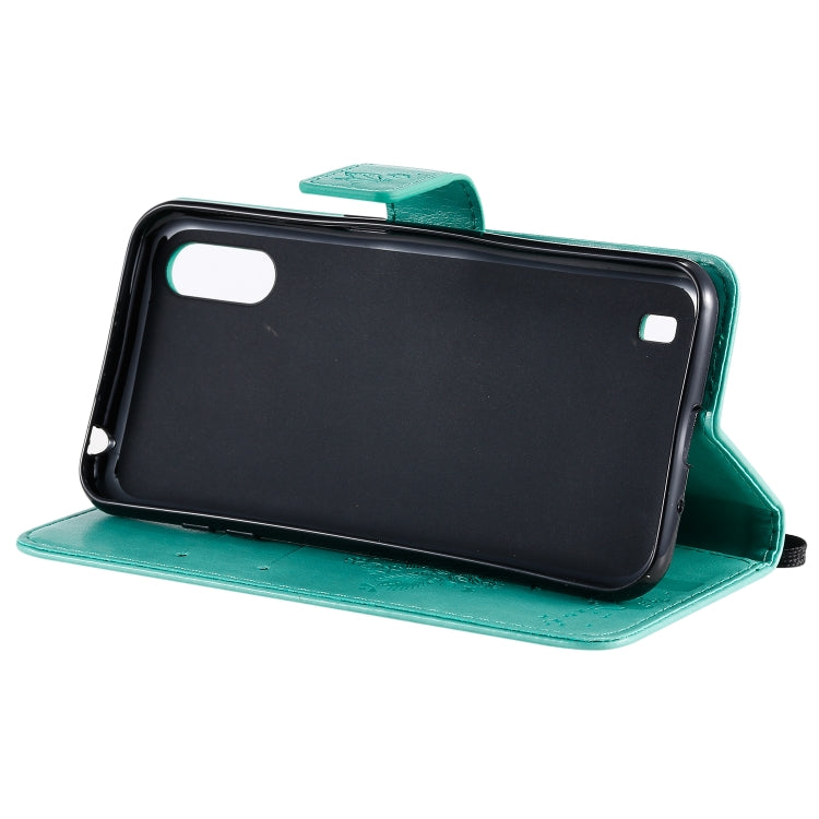 Custodia portafoglio in pelle sintetica per Galaxy A01