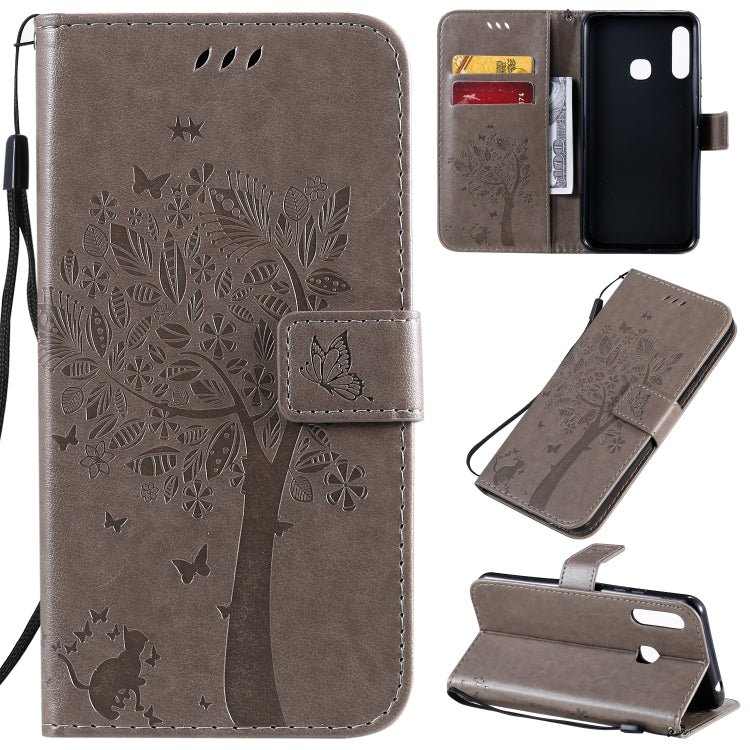 Custodia portafoglio in pelle sintetica per Galaxy A70e