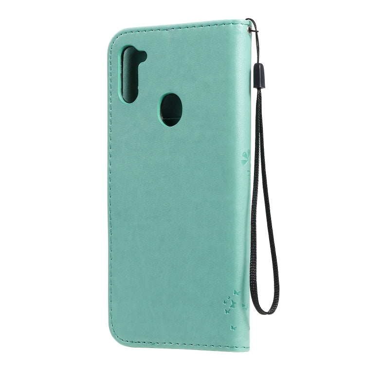 Custodia portafoglio in pelle sintetica per Galaxy M11 e A11