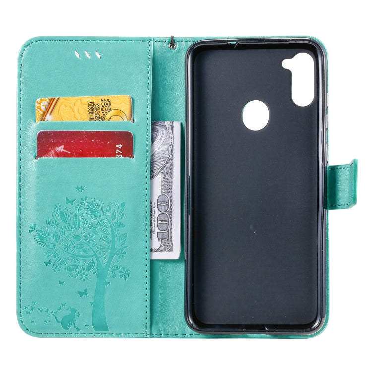 Custodia portafoglio in pelle sintetica per Galaxy M11 e A11