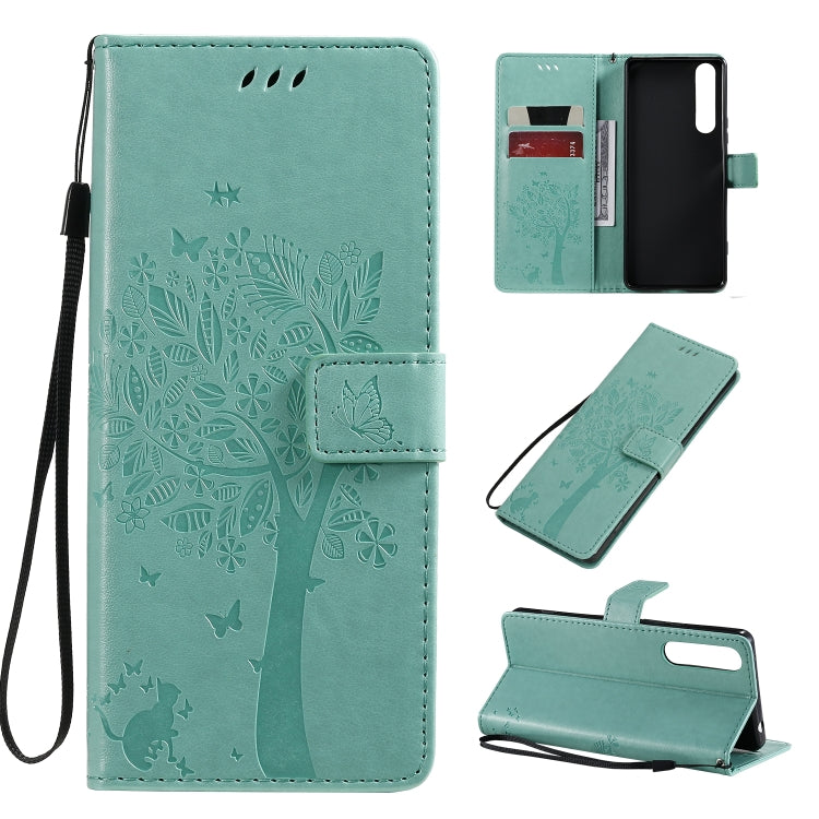 Custodia portafoglio in pelle sintetica per Sony Xperia 1 II