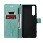Custodia portafoglio in pelle sintetica per Sony Xperia 1 II